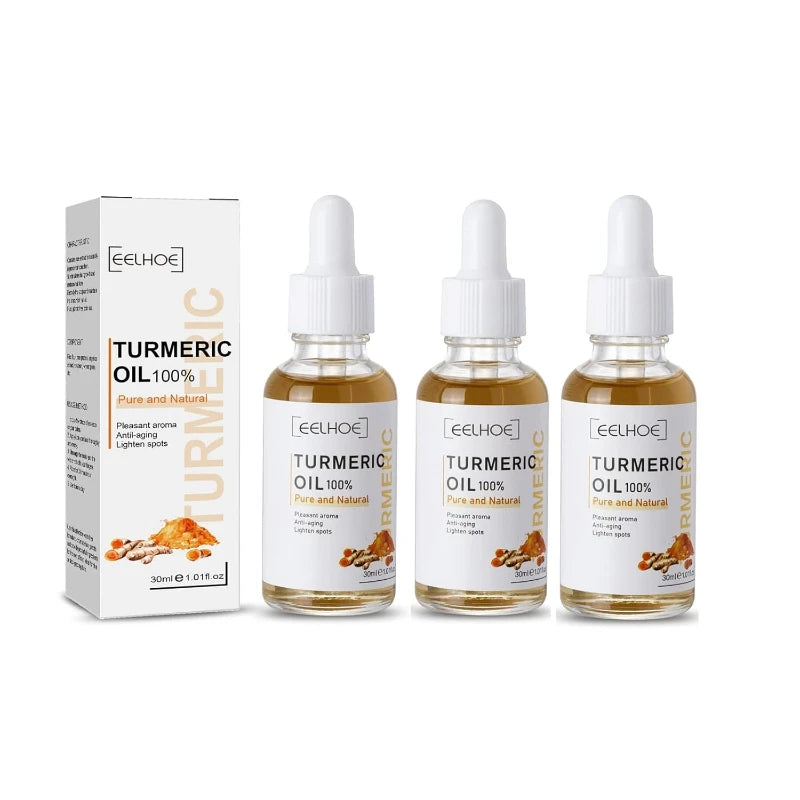 Sérum au curcuma, huile hydratante pour le visage