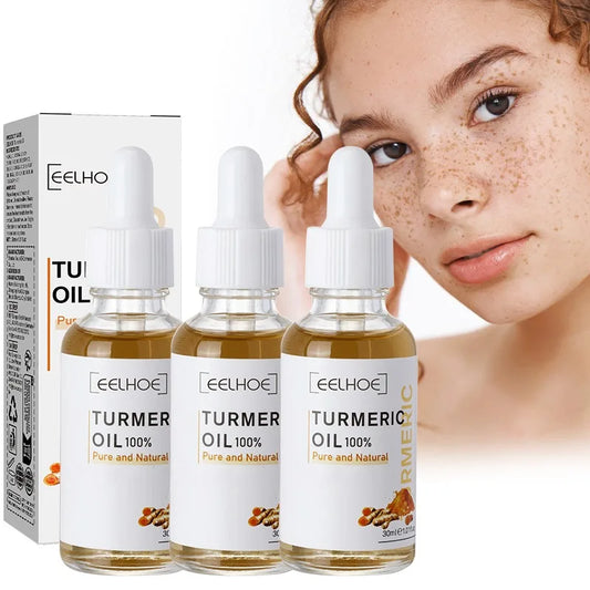Sérum au curcuma, huile hydratante pour le visage