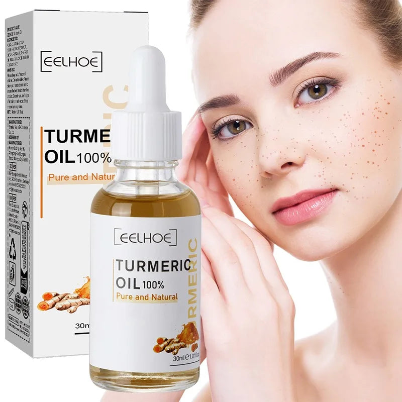 Sérum au curcuma, huile hydratante pour le visage